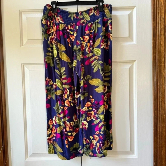 J. Jill Cropped Wide Leg Pull On Pants Women’s size medium - Picture 5 of 10